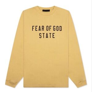Essentials Yellow Long Sleeve Tee